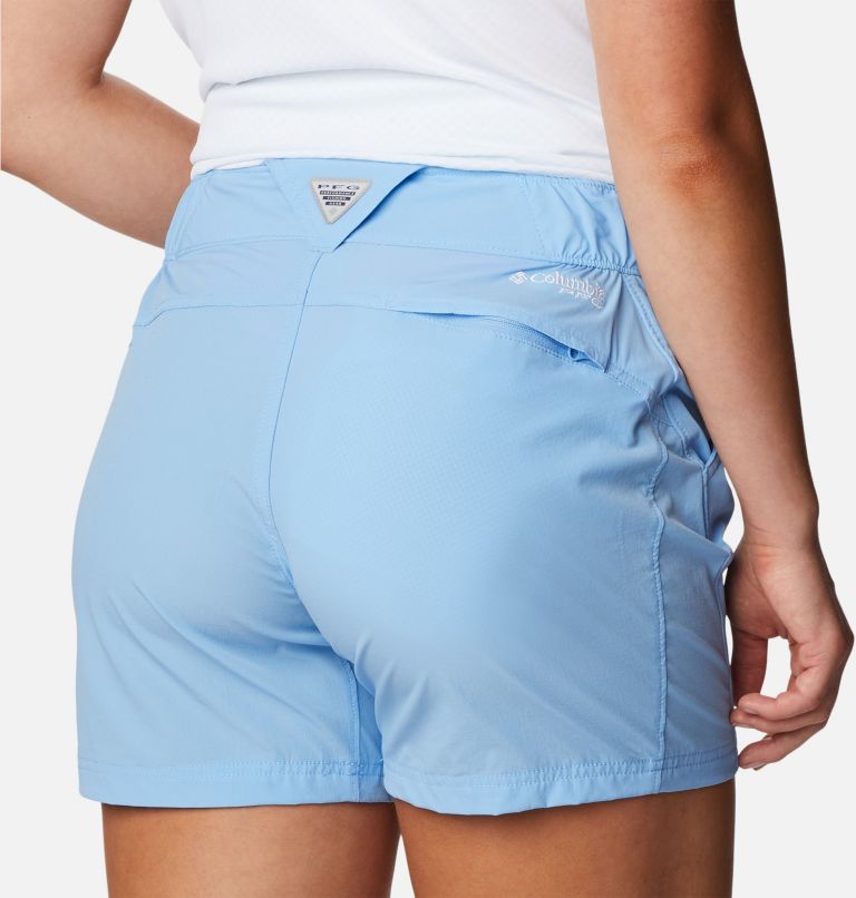 Thumbnail: Women's PFG Coral Point III Shorts, Color: Agate Blue, image 5