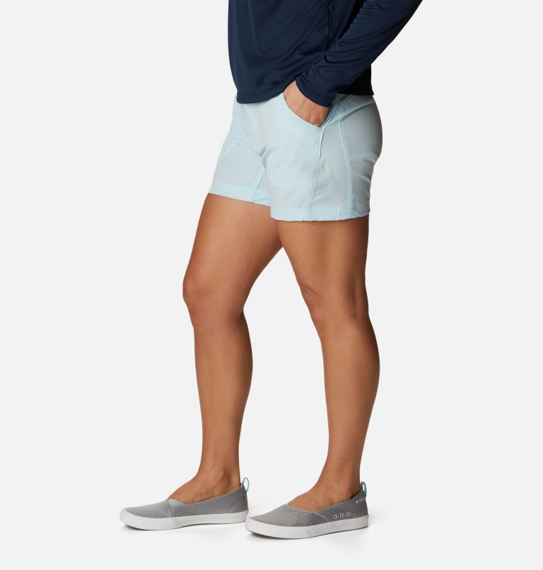 Thumbnail: Women's PFG Coral Point III Shorts, Color: Spring Blue, image 3