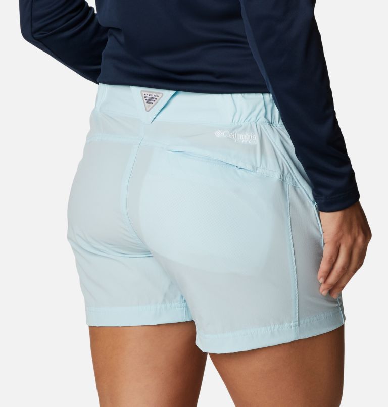 Thumbnail: Women's PFG Coral Point III Shorts, Color: Spring Blue, image 5
