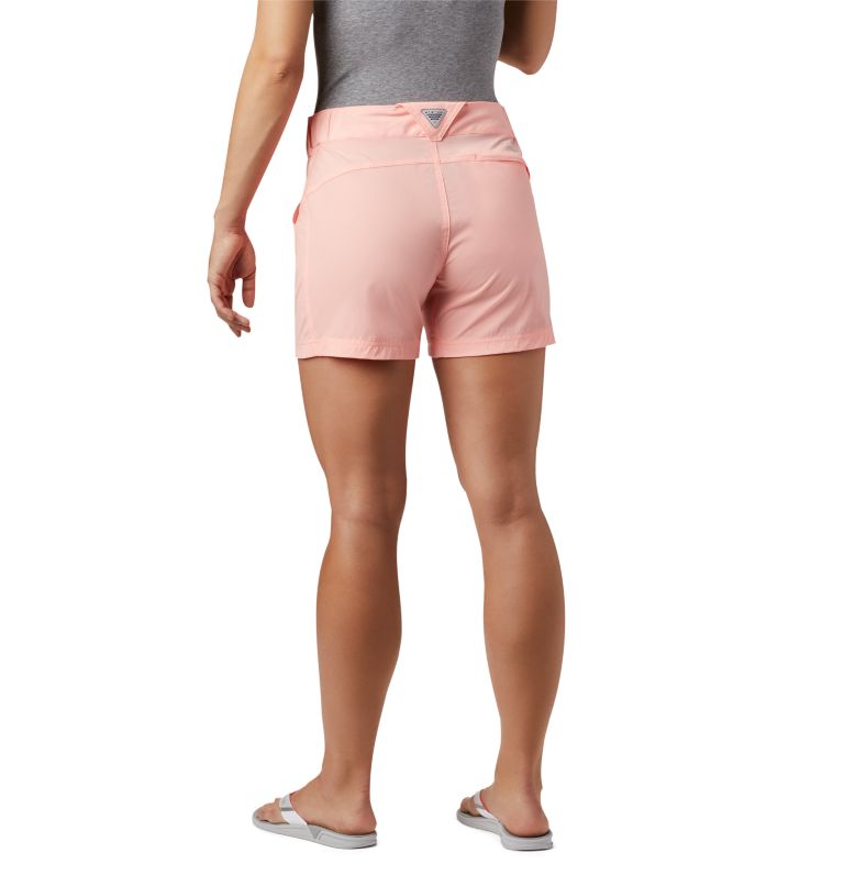 Women's PFG Coral Point III Shorts, Color: Tiki Pink, image 2