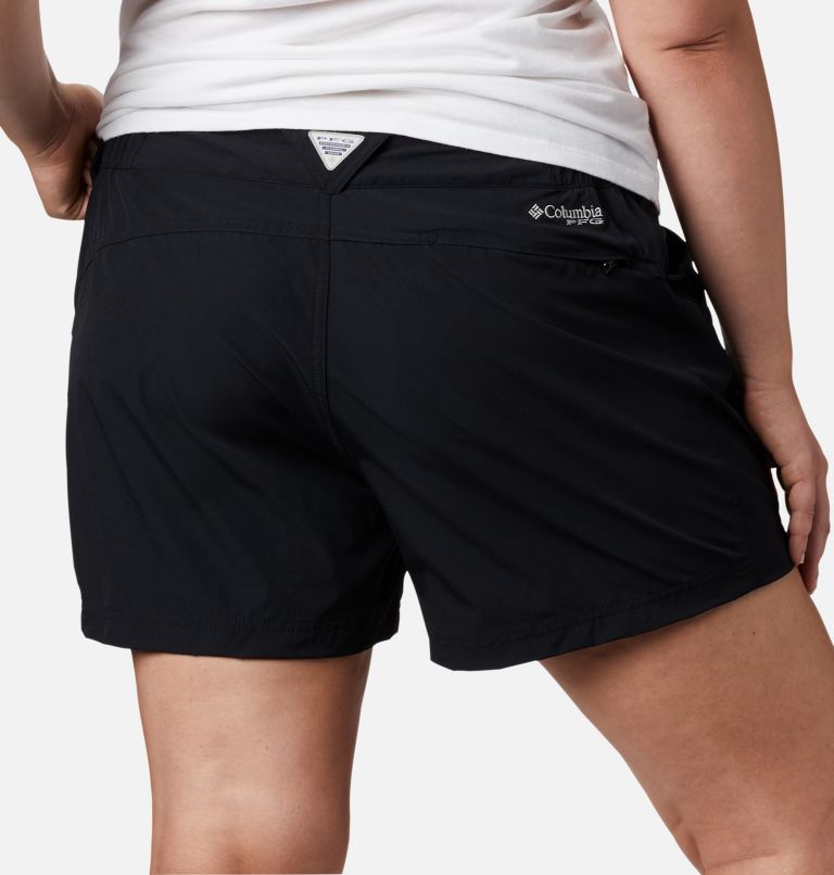 Thumbnail: Women's PFG Coral Point III Shorts - Plus Size, Color: Black, image 5
