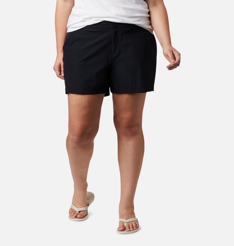 Thumbnail: Women's PFG Coral Point III Shorts - Plus Size, Color: Black, image 1