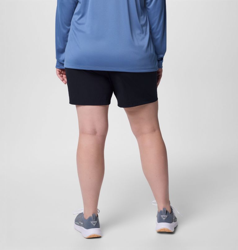Women's PFG Coral Point III Shorts - Plus Size, Color: Black, image 2