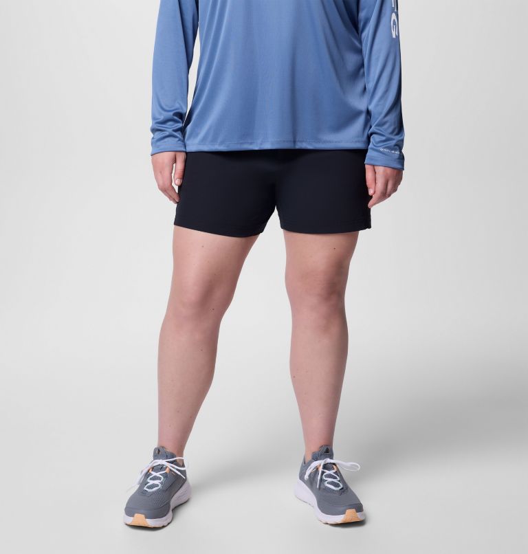 Women's PFG Coral Point III Shorts - Plus Size, Color: Black, image 1