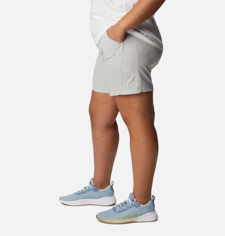 Thumbnail: Women's PFG Coral Point III Shorts - Plus Size, Color: Cool Grey, image 3