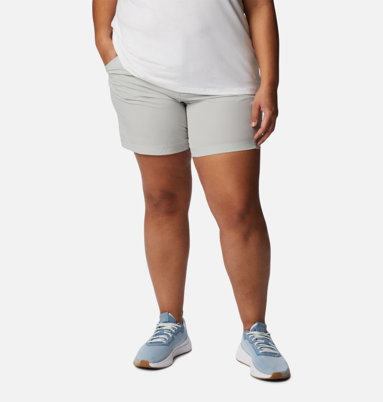 Women's PFG Coral Point III Shorts - Plus Size, Color: Cool Grey, image 1