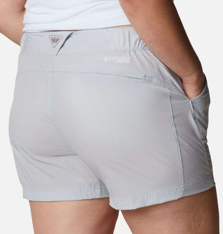 Women's PFG Coral Point III Shorts - Plus Size, Color: Cirrus Grey, image 5