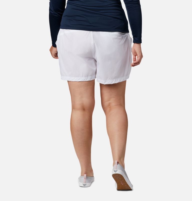 Women's PFG Coral Point III Shorts - Plus Size, Color: White, image 2