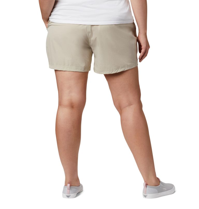 Women's PFG Coral Point III Shorts - Plus Size, Color: Fossil, image 2
