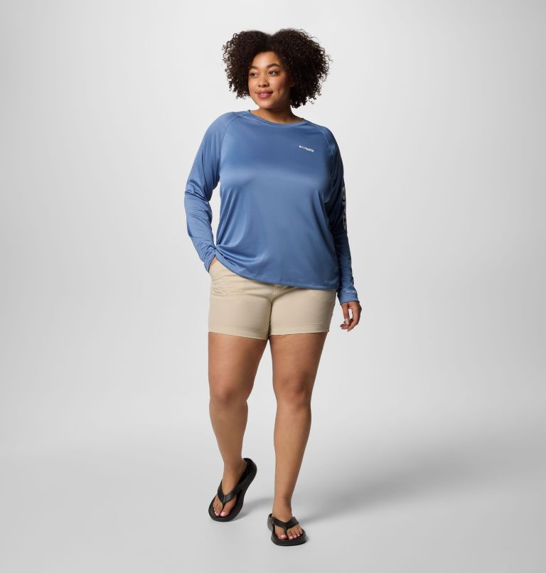 Women's PFG Coral Point III Shorts - Plus Size, Color: Fossil, image 6