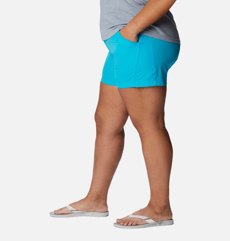 Women's PFG Coral Point III Shorts - Plus Size, Color: Ocean Teal, image 3