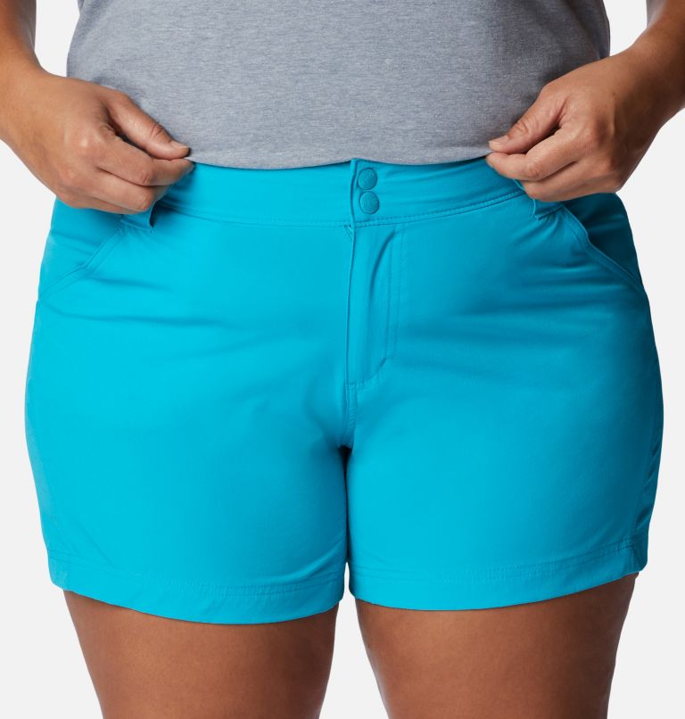 Thumbnail: Women's PFG Coral Point III Shorts - Plus Size, Color: Ocean Teal, image 4