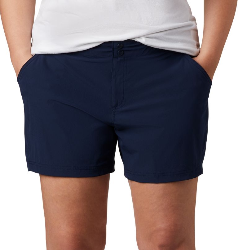 Thumbnail: Women's PFG Coral Point III Shorts - Plus Size, Color: Collegiate Navy, image 4