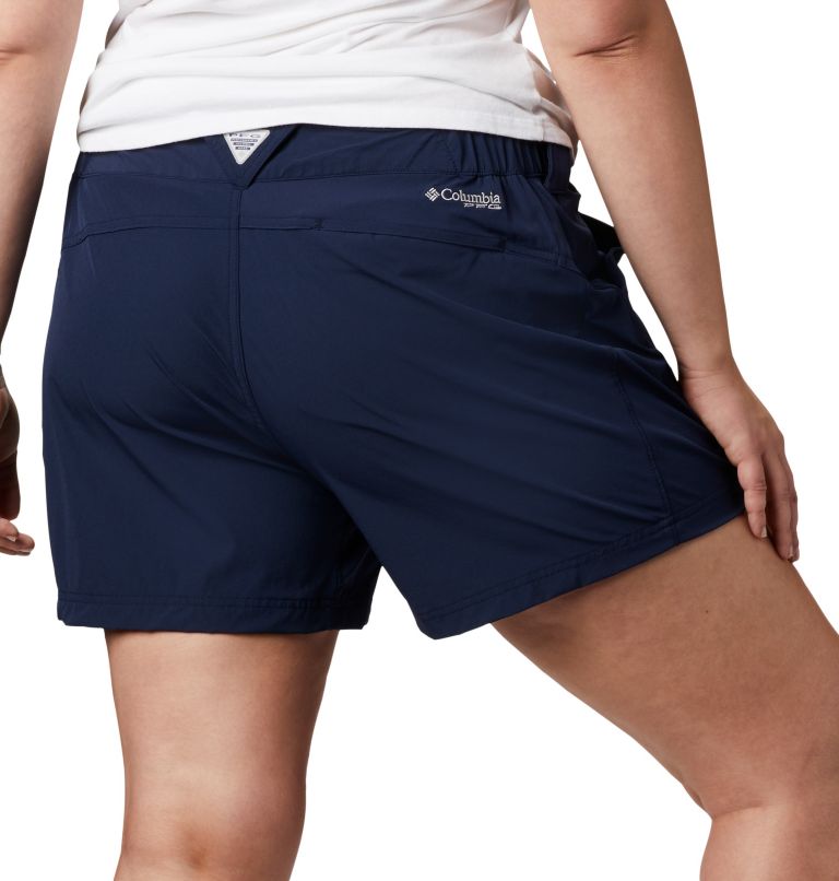 Women's PFG Coral Point III Shorts - Plus Size, Color: Collegiate Navy, image 5