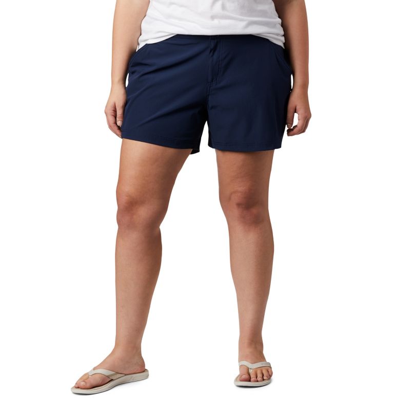 Women's PFG Coral Point III Shorts - Plus Size, Color: Collegiate Navy, image 1