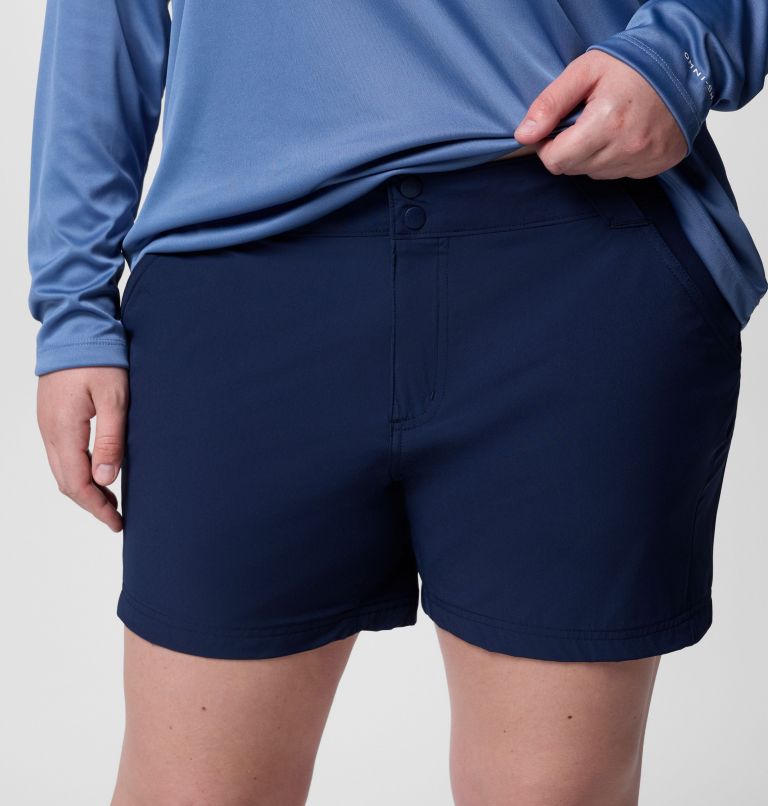 Women's PFG Coral Point III Shorts - Plus Size, Color: Collegiate Navy, image 4