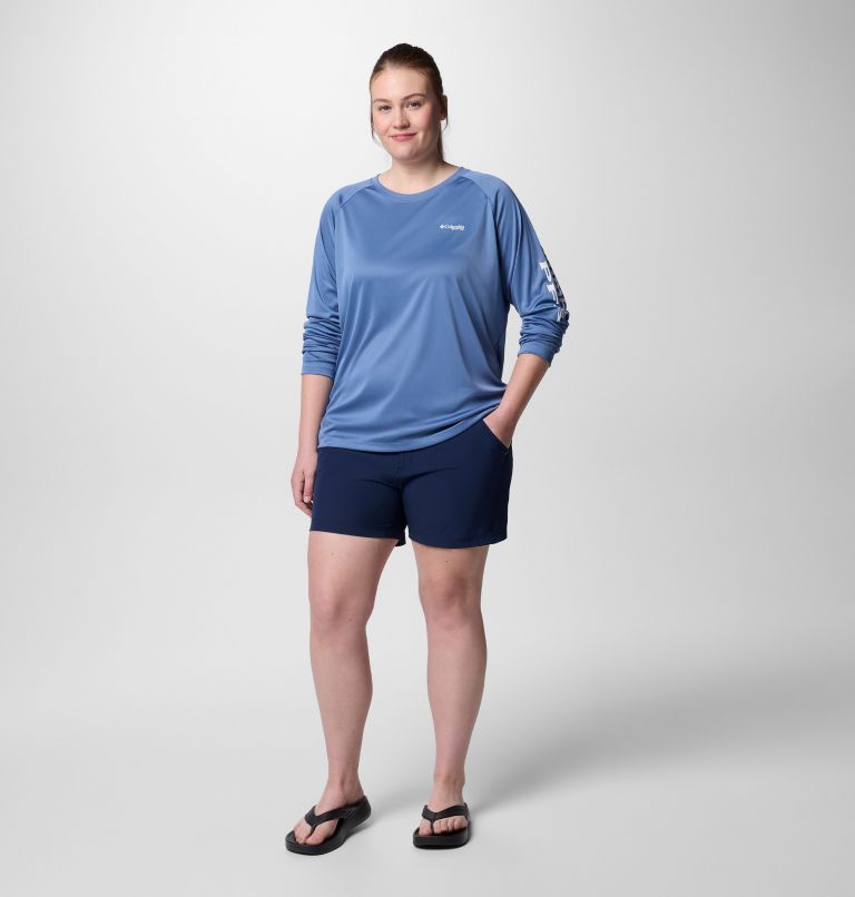 Women's PFG Coral Point III Shorts - Plus Size, Color: Collegiate Navy, image 6