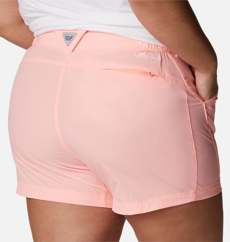 Women's PFG Coral Point III Shorts - Plus Size, Color: Tiki Pink, image 5