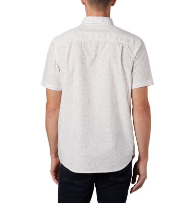 Men's Summer Chill&trade; Short Sleeve Shirt M Summer Chill&trade; SS Shirt | 427 | L, White Wispy Bamboo, back