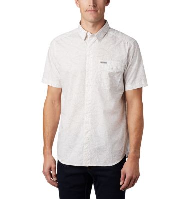 Men's Summer Chill&trade; Short Sleeve Shirt M Summer Chill&trade; SS Shirt | 427 | L, White Wispy Bamboo, front