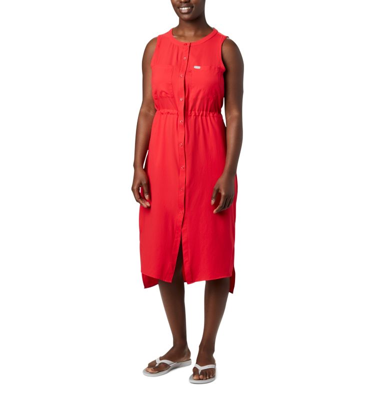 Women's PFG Tamiami Dress, Color: Red Lily, image 1