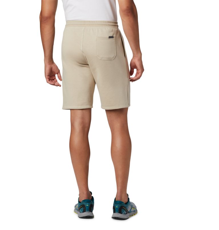 M Columbia Logo Fleece Short | 160 | L, Color: Fossil, image 2