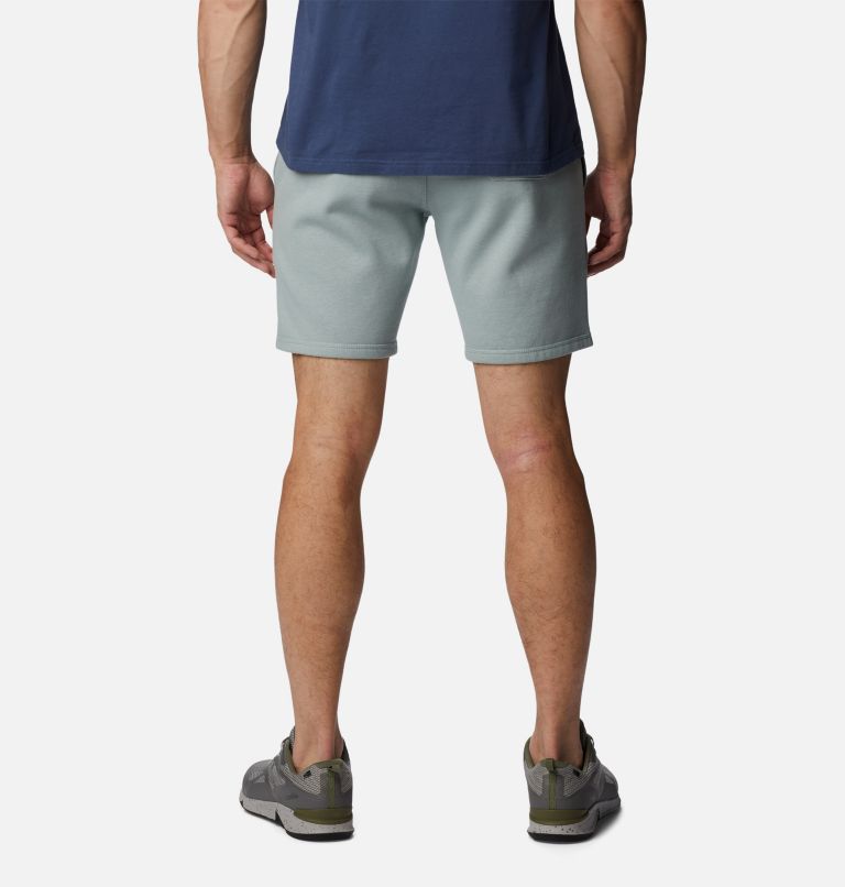 Men's Columbia Logo Fleece Shorts, Color: Niagara, image 2