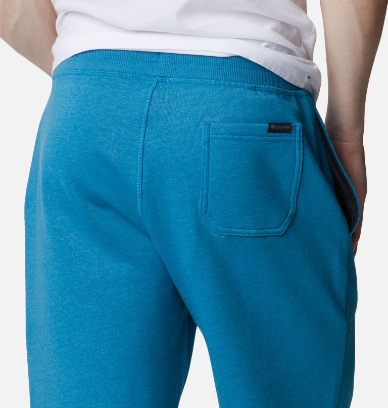 M Columbia Logo Fleece Short | 400 | XL, Color: Deep Marine Heather, image 5