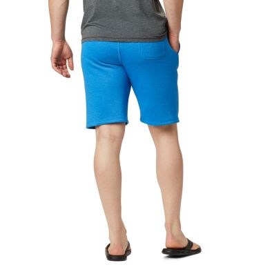 Men's Columbia&trade; Logo Fleece Shorts M Columbia&trade; Logo Fleece Short | 463 | L, Azure Blue Heather, back