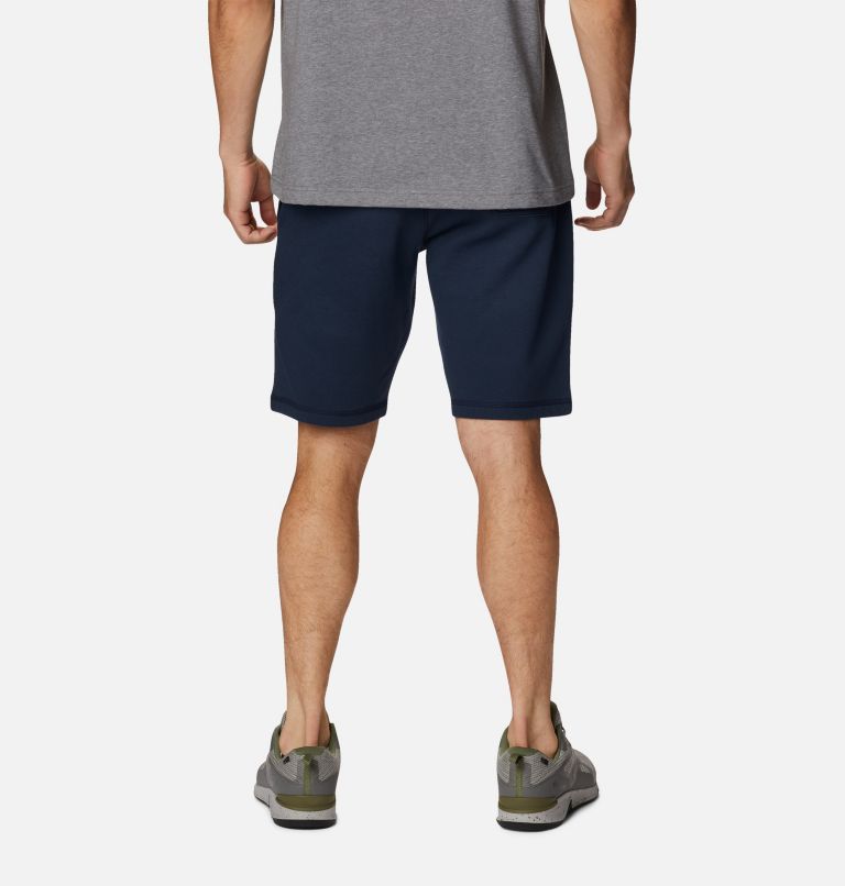 Thumbnail: Men's Columbia Logo Fleece Shorts, Color: Collegiate Navy, image 2