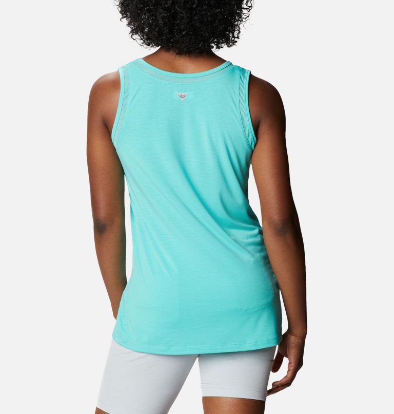 Women's PFG Slack Water Knit Tank, Color: Dolphin, image 2