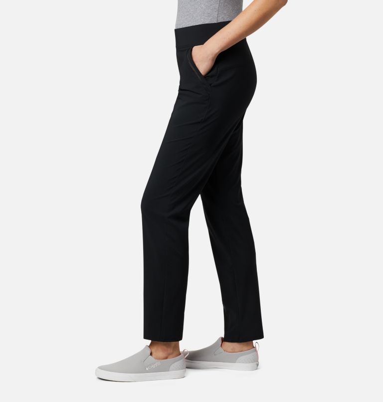 Pantalon tissé PFG Slack Water pour femme, Color: Black, image 3