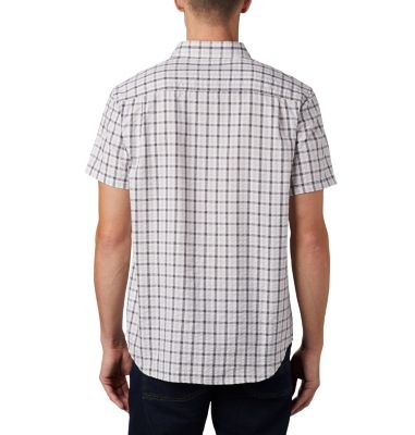 Men's Brentyn Trail&trade; Short Sleeve Seersucker Shirt Brentyn Trail&trade; SS Seersucker Shirt | 848 | XL, City Grey Gingham, back