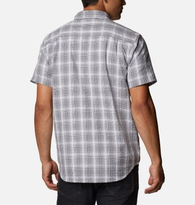 Camicia a maniche corte Brentyn Trail&trade; Seersucker da uomo Brentyn Trail&trade; SS Seersucker Shirt | 024 | M, City Grey Seersucker, back