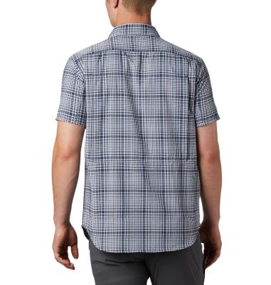 Lot De 3 Chemises Homme Manches Courtes - Tailles L/XL - Couleurs Jaune, Bleu, Beige - Occasion TB État