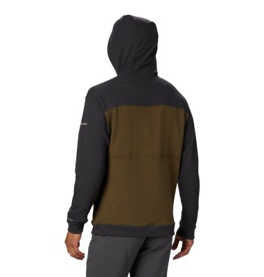 Felpa con cappuccio Columbia Lodge&trade; French Terry da uomo Columbia Lodge&trade; French Terry Hoodie | 011 | L, New Olive Heather, Shark Heather, back