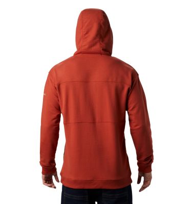Felpa con cappuccio Columbia Lodge&trade; French Terry da uomo Columbia Lodge&trade; French Terry Hoodie | 011 | L, Carnelian Red, Fossil, back