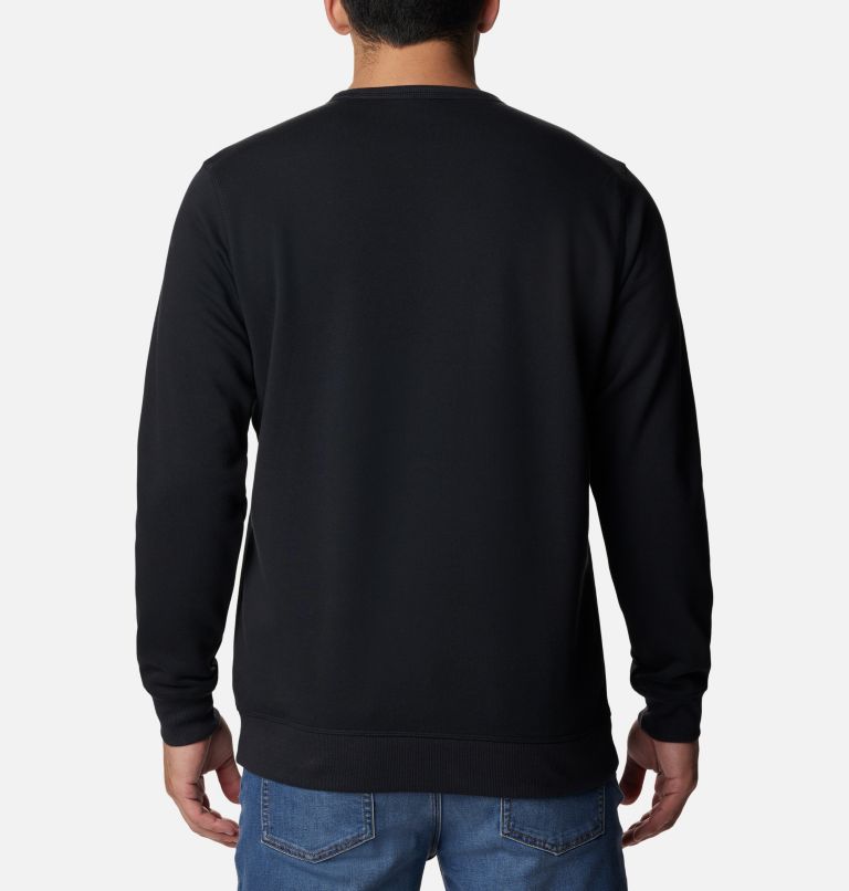 M Columbia Logo Fleece Crew | 017 | XL, Color: Black, CSC Branded Shadow Logo, image 2