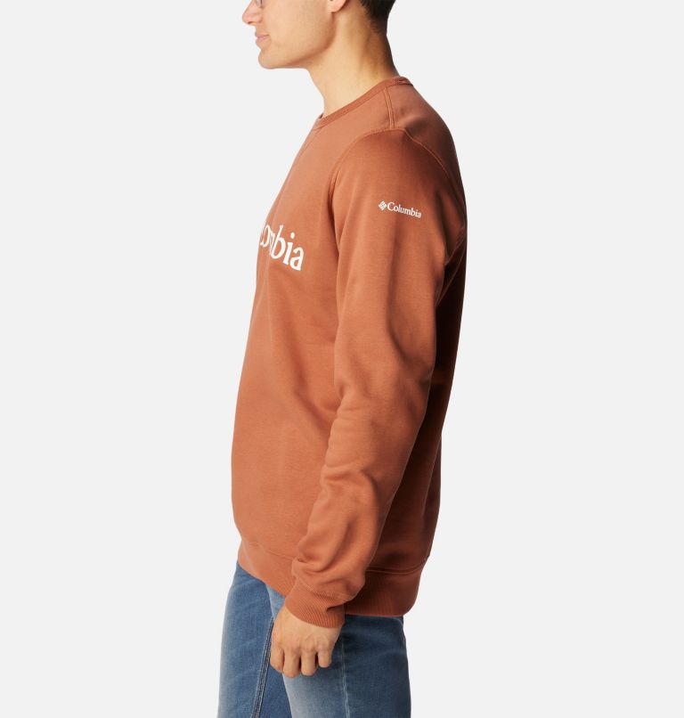 Polar de cuello redondo con logotipo de Columbia para hombre, Color: Auburn, CSC Branded Logo, image 3