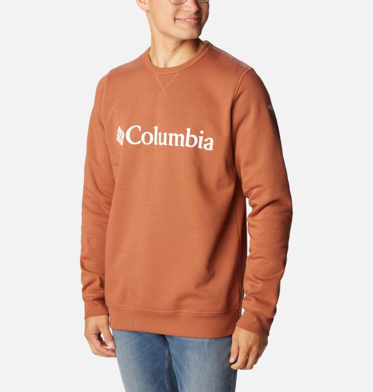Polar de cuello redondo con logotipo de Columbia para hombre, Color: Auburn, CSC Branded Logo, image 5