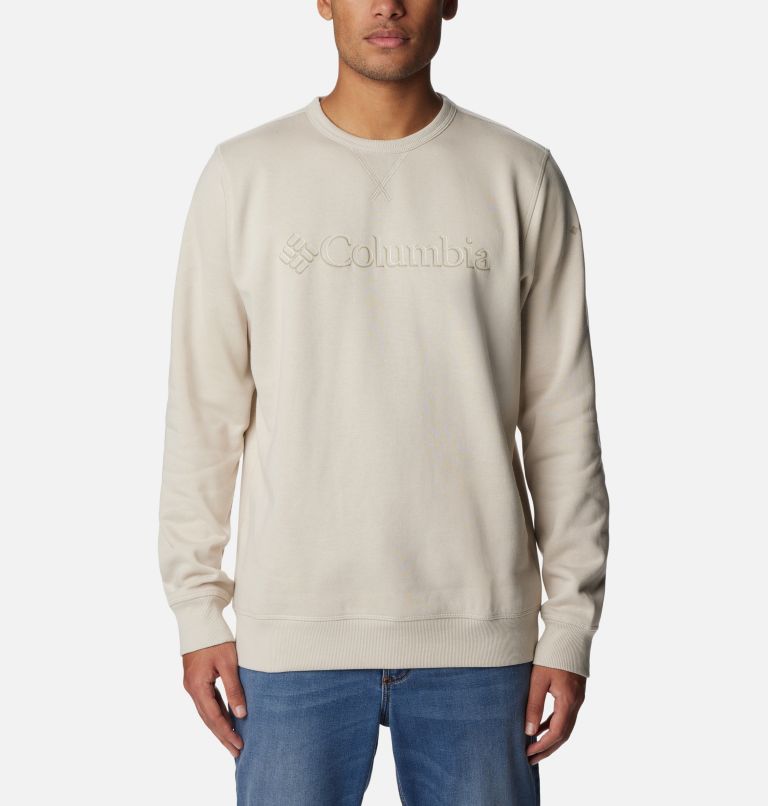 M Columbia Logo Fleece Crew | 278 | L, Color: Dark Stone, CSC Branded Shadow Logo, image 1
