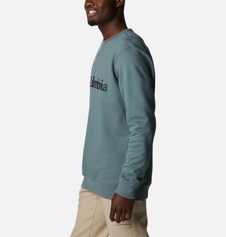 M Columbia Logo Fleece Crew | 346 | XXL, Color: Metal, CSC Branded Logo, image 3