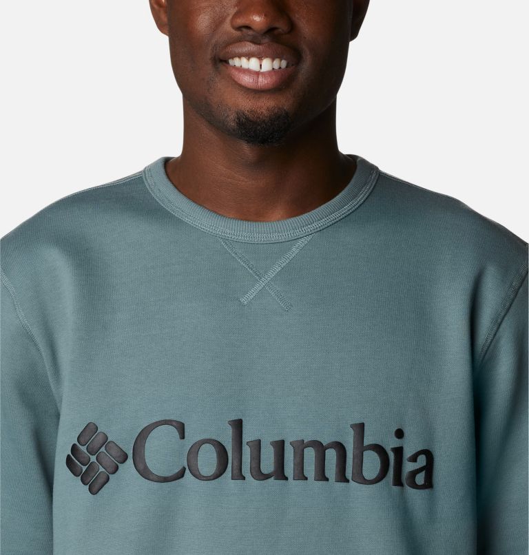 M Columbia Logo Fleece Crew | 346 | XXL, Color: Metal, CSC Branded Logo, image 4