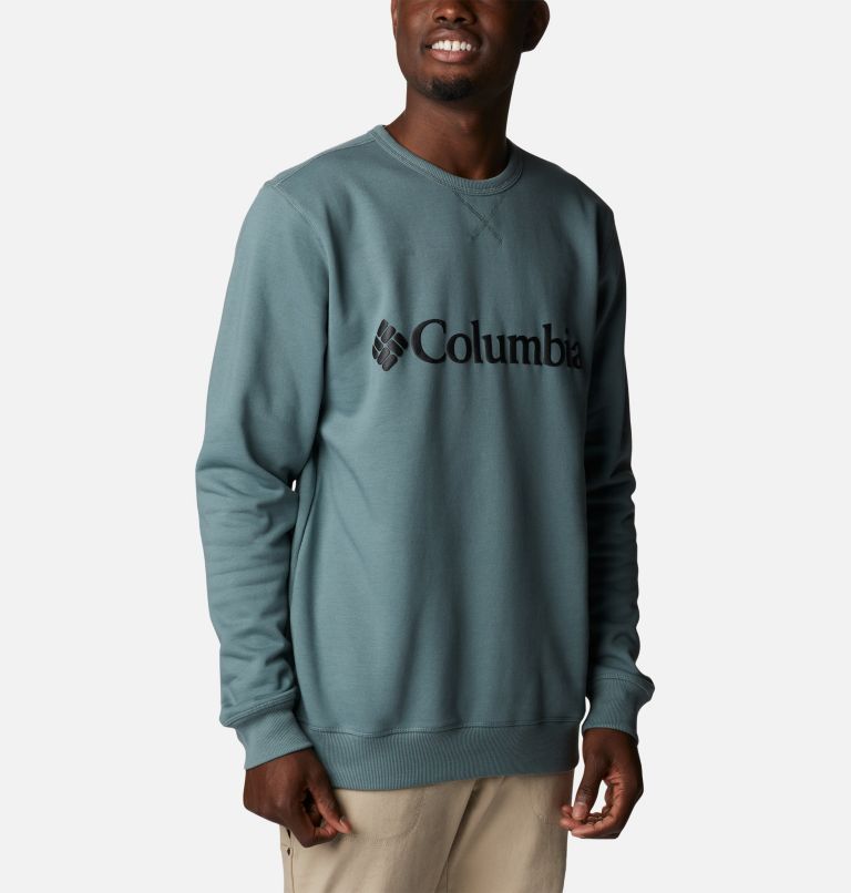 M Columbia Logo Fleece Crew | 346 | XXL, Color: Metal, CSC Branded Logo, image 5