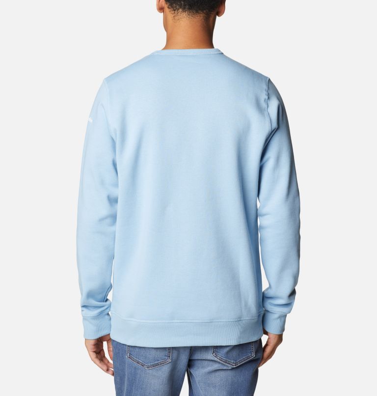 M Columbia Logo Fleece Crew | 430 | L, Color: Jet Stream, CSC Varsity Arch 2, image 2
