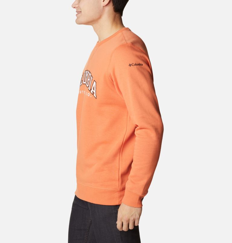 M Columbia Logo Fleece Crew | 849 | XXL, Color: Desert Orange, CSC Varsity Arch 2, image 3