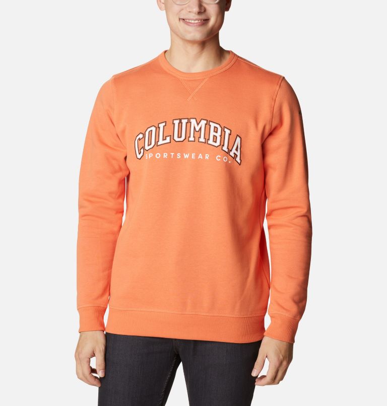 M Columbia Logo Fleece Crew | 849 | XXL, Color: Desert Orange, CSC Varsity Arch 2, image 1