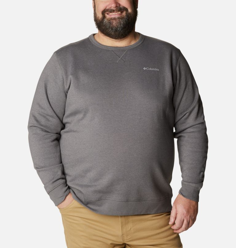 Men's Columbia Logo Fleece Crew – Big, Color: City Grey Hthr, CSC Sleeve Logo, image 1