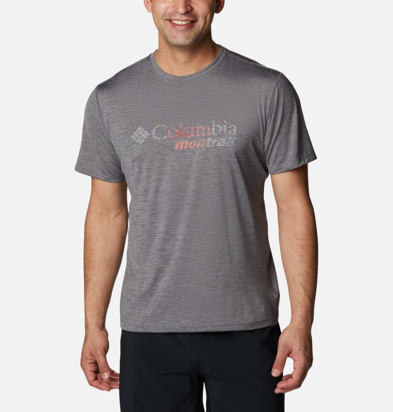 Men's Trinity Trail Montrail Graphic T-Shirt, Color: City Grey, image 1