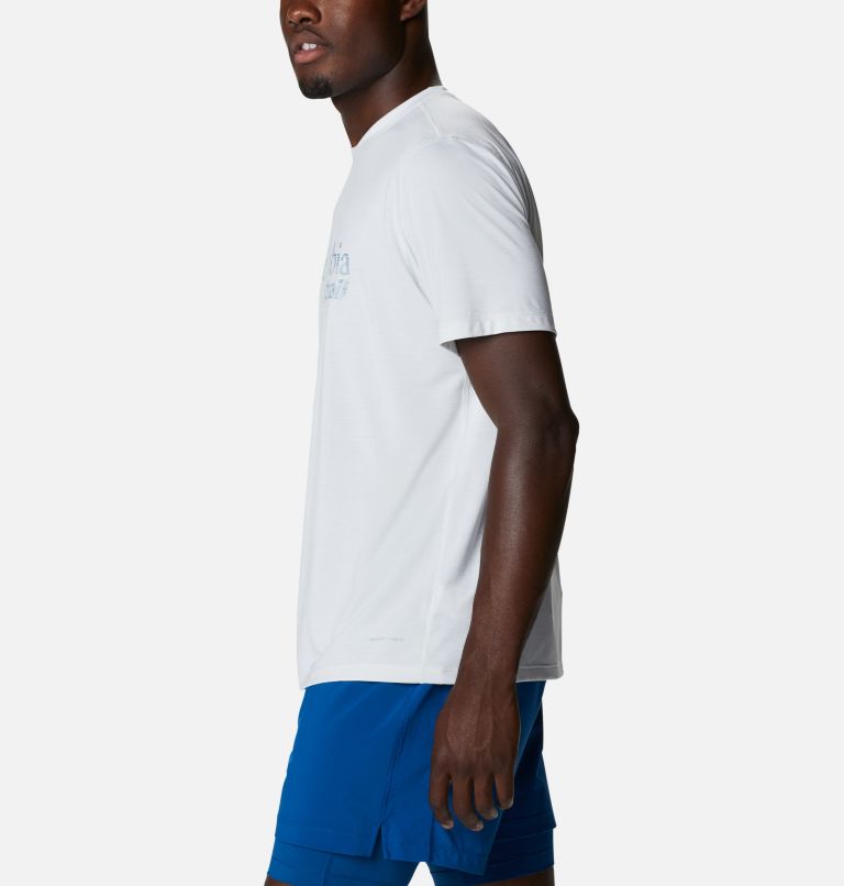 Men's Trinity Trail Technical T-Shirt, Color: White, image 3